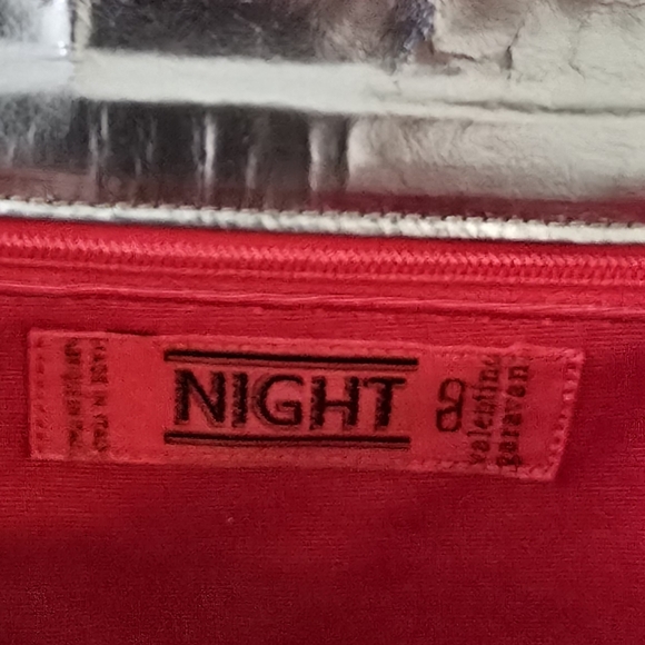 Valentino Garavani Vintage Night Leather Patched and Suede Purse / Clutch - Picture 6 of 11